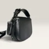 madden2 NWT Steve Madden Black Crossbody Saddle Bag With Black Accents