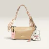s-l1600 1 NWT Juicy Couture Small Shoulder Bag - Beige Logo Purse with Plush Charm