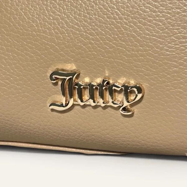 s-l1600 3 NWT Juicy Couture Small Shoulder Bag - Beige Logo Purse with Plush Charm