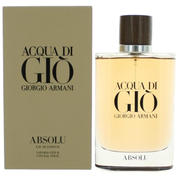 amaqdga42ps.jpg Acqua Di Gio Absolu by Giorgio Armani, 4.2 oz Eau De Parfum Spray for Men