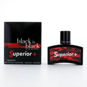 amblsu34s.jpg Black is Black Superior by Nu Parfumes, 3.4 oz EDT Spray for Men