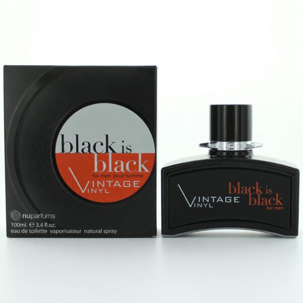amblvv33s.jpg Black is Black Vintage Vinyl by NuParfums, 3.4 oz EDT Spray for Men