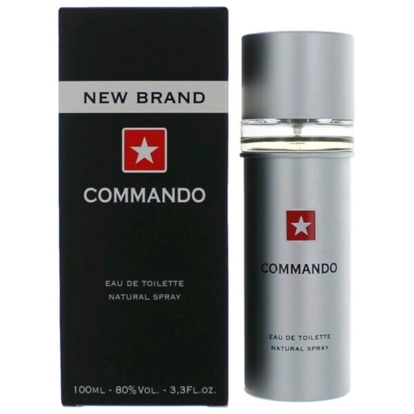 amcomnb34s.jpg Commando by New Brand, 3.3 oz EDT Spray for Men