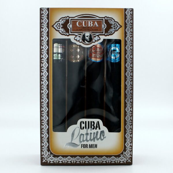 amgcublat4.jpg Cuba Latino by Cuba, 4 Piece Gift Set for Men