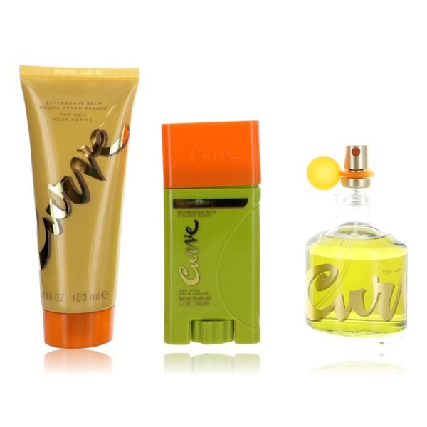 amgcur326.jpg Curve by Liz Claiborne, 3 Piece Gift set for Men with Deodorant