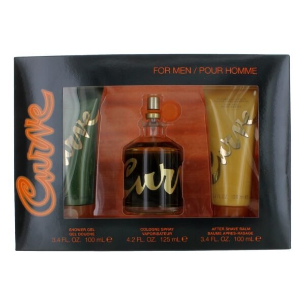 amgcur342.jpg Curve by Liz Claibrone, 3 Piece Gift Set for Men with 4.2 oz