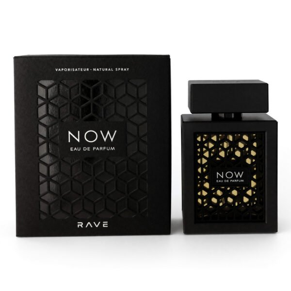 Rave Now Black by Lattafa, 3.4 oz EDP Spray for Unisex