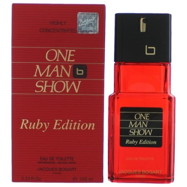 amonemre34s.jpg One Man Show Ruby Edition by Jacques Bogart, 3.3 oz EDT Spray for Men