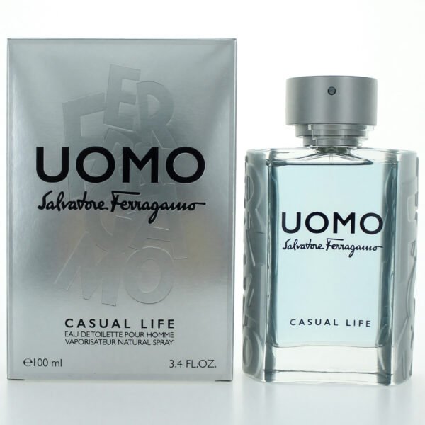 amsfuocali34s.jpg Uomo Casual Life by Salvatore Ferragamo, 3.4 oz EDT Spray for Men