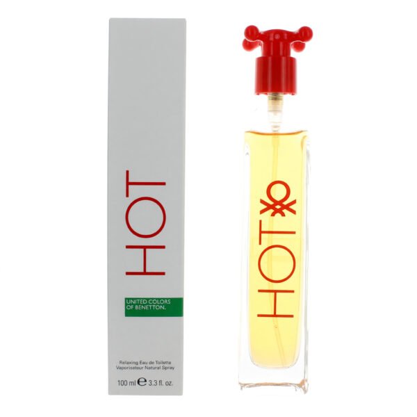 auhot34snp.jpg Hot by Benetton, 3.3 oz EDT Spray for Unisex