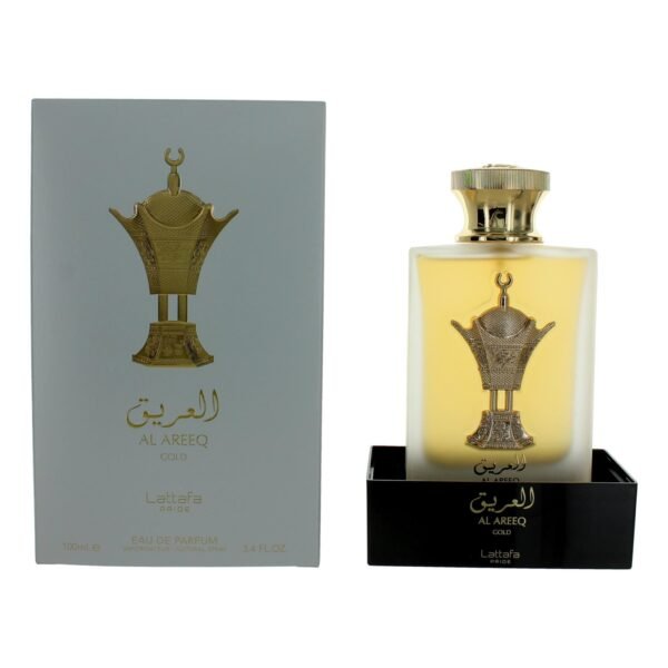 aulatafaag34ps.jpg Al Areeq Gold by Lattafa, 3.4 oz EDP Spray for Unisex