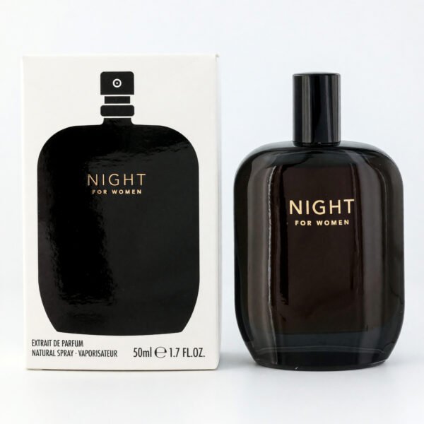Night by Fragrance One, 1.7 oz Extrait de Parfum Spray for Women