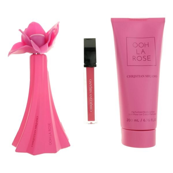 awgcsolrr3.jpg Ooh La Rose by Christian Siriano, 3 Piece Gift Set for Women