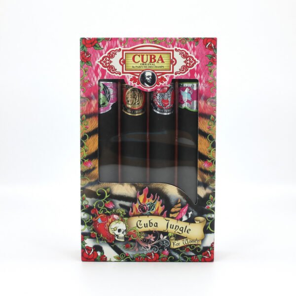 Cuba Original by Cuba, 4 Piece Gift Set for Women (Jungle)