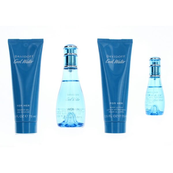 awgcwt4n.jpg Cool Water by Davidoff, 4 Piece Gift Set for Women