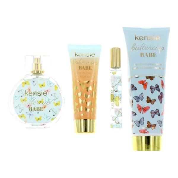 awgkenbb4.jpg Kensie Buttercup Babe by Kensie, 4 Piece Gift Set for Women