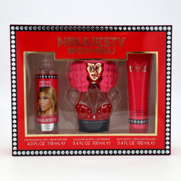 awgminnm325.jpg Minajesty by Nicki Minaj, 3 Piece Gift Set for Women