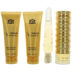 awgoldnb4n.jpg Gold by New Brand, 4 Piece Gift Set for Women