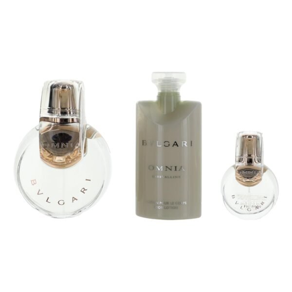 awgomnc324.jpg Omnia Crystalline by Bvlgari, 3 Piece Gift Set for Women with 3.4 oz