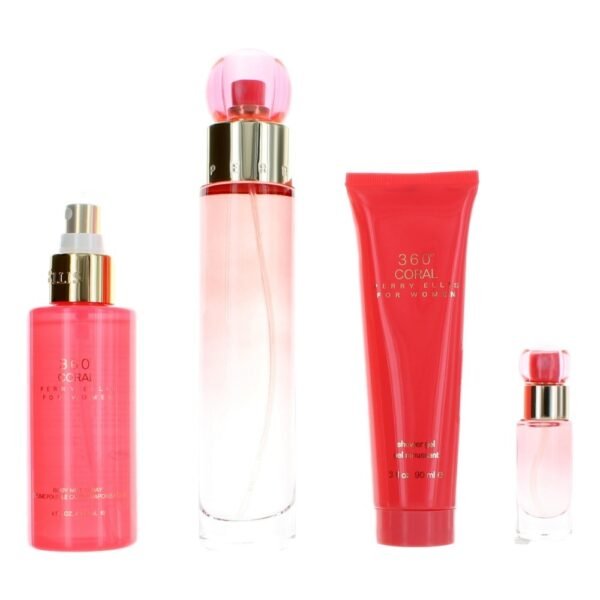 awgp360c4.jpg Perry Ellis 360 Coral by Perry Ellis, 4 Piece Gift Set for Women
