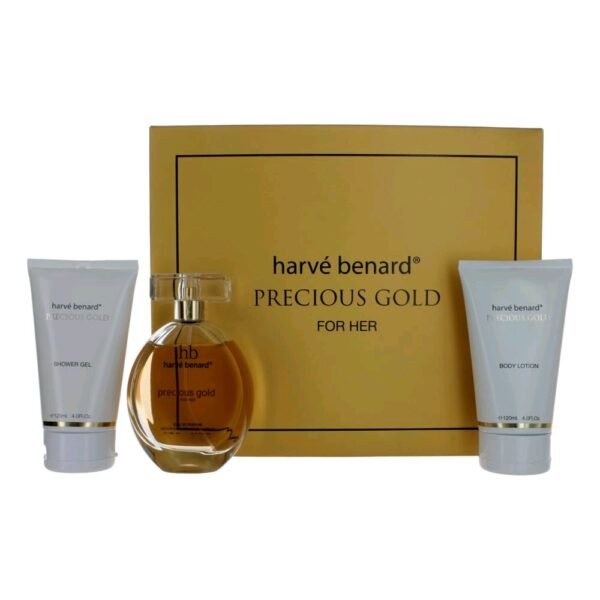 awgpghb3b-1.jpg Precious Gold by Harve Bernard, 3 Piece Gift Set for Women
