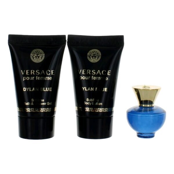 awgvdb3m.jpg Versace Pour Femme Dylan Blue by Versace, 3 Piece Mini Gift Set women