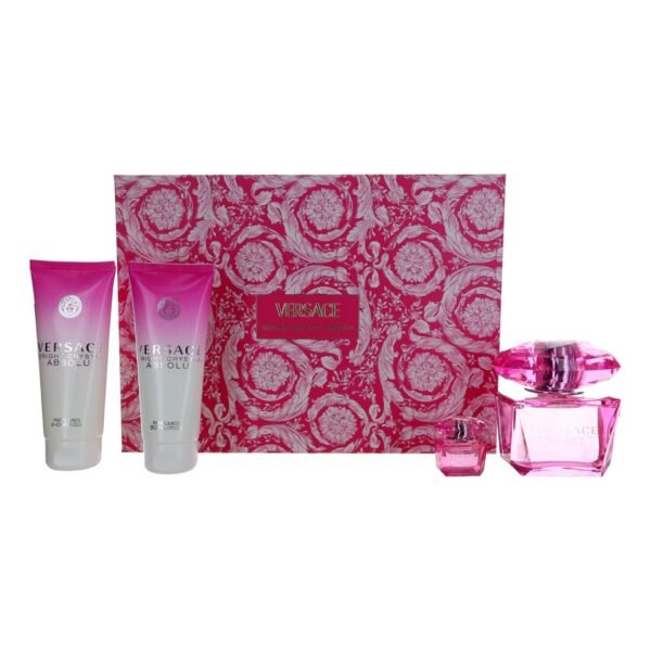 awgverbca423.jpg Versace Bright Crystal Absolu by Versace, 4 Piece Gift Set for Women