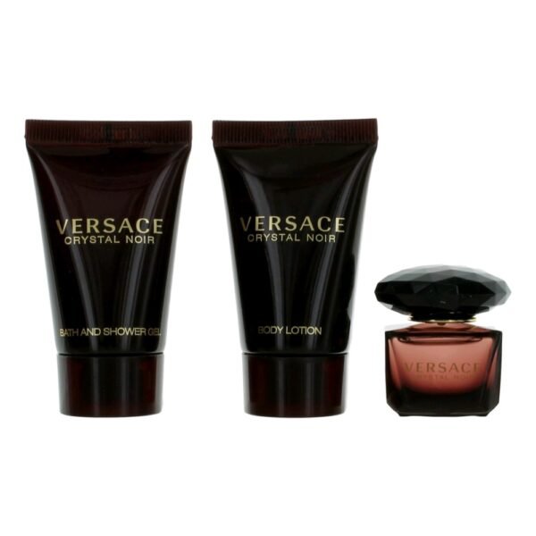 awgvrcnm3.jpg Versace Crystal Noir by Versace, 3 Piece Mini Gift Set for Women