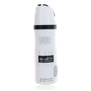 awlataa67ds.jpg Ana Abiyedh I Am White by Lattafa, 6.7oz Perfumed Deodorant Spray for Unisex