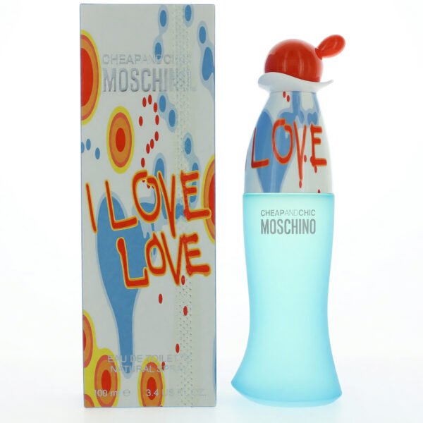 awmosl33s.jpg I Love Love Cheap & Chic by Moschino, 3.4 oz EDT Spray for Women