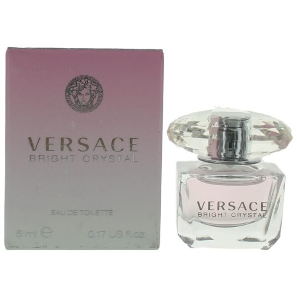 Versace Bright Crystal by Versace, 0.17 oz Mini Eau De Toilette Splash for Women