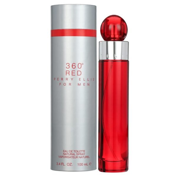 Version 1.0.0 360 Red by Perry Ellis, 3.4 oz Eau De Toilette Spray for Men