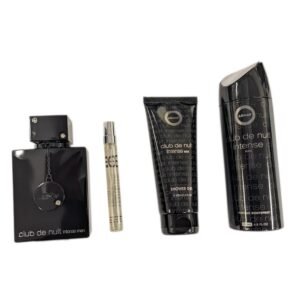 bmarma43s.jpg Club De Nuit Intense by Armaf, 4 Piece Gift Set for Men with .34 oz Eau De Toilette Spray