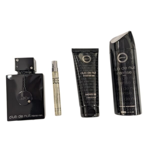 bmarma43s.jpg Club De Nuit Intense by Armaf, 4 Piece Gift Set for Men with .34 oz Eau De Toilette Spray