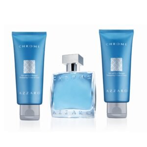 bmazza33s.jpg Chrome by Azzaro, 3 Piece Gift Set for Men with 3.3 oz Eau De Toilette Spray