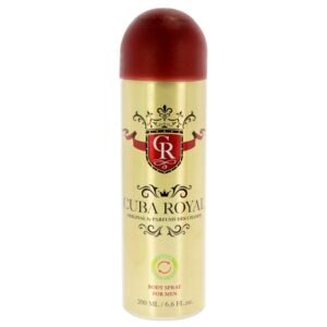 Version 1.0.0 Royal by Cuba, 6.76 oz Body Spray for Men
