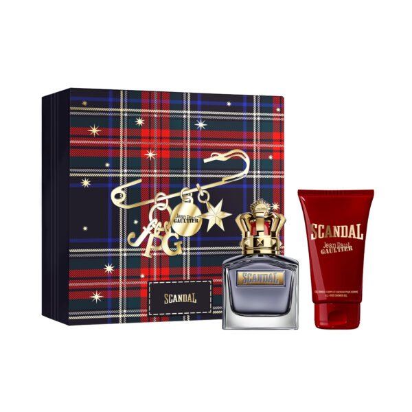Scandal by Jean Paul Gaultier, 2 Piece Gift Set for Men with 2.5 oz Shower Gel