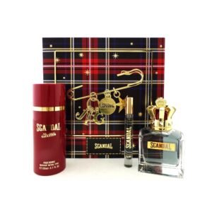Scandal by Jean Paul Gaultier, 3 Piece Gift Set for Men with 5.1 oz Deodorant Spray