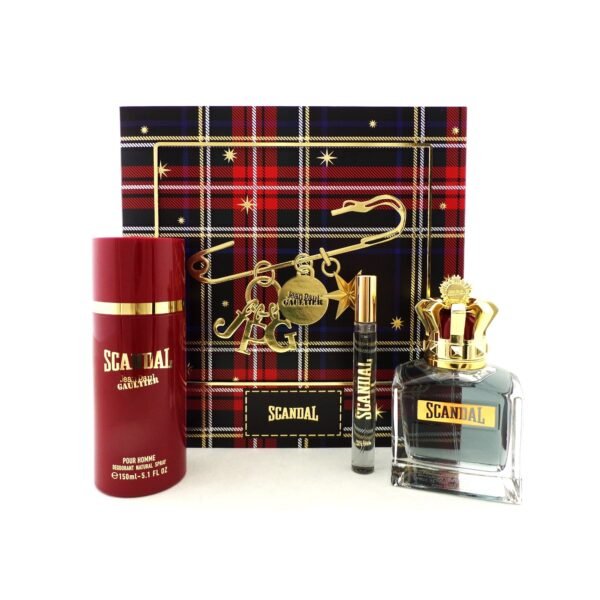 bmjean33s1.jpg Scandal by Jean Paul Gaultier, 3 Piece Gift Set for Men with 5.1 oz Deodorant Spray