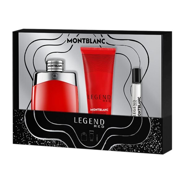 bmmont33s1.jpg Legend Red by Mont Blanc, 3 Piece Gift Set for Men