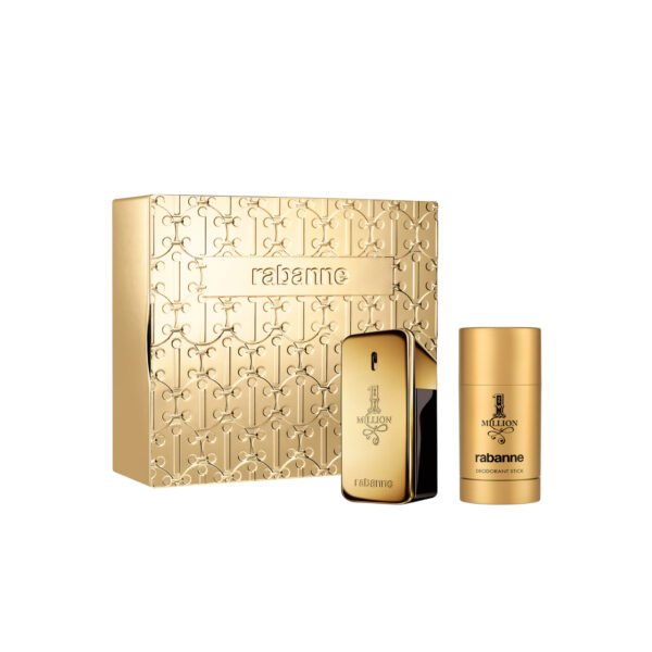 bmpaco21s1.jpg One Million by Paco Rabanne, 2 Piece Gift Set for Men with 2.3 oz Deodorant Stick