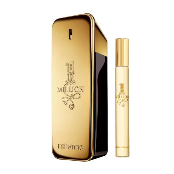 One Million by Paco Rabanne, 2 Piece Gift Set for Men with 6.7 oz Eau De Toilette Spray [bmpaco26s4]