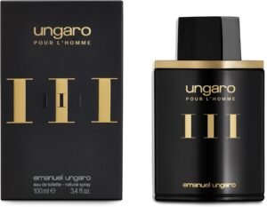 Ungaro Three by Emanuel Ungaro, 3.4 oz Eau De Toilette Spray for Men