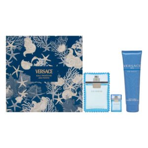 Eau Fraiche by Versace, 3 Piece Gift Set for Men