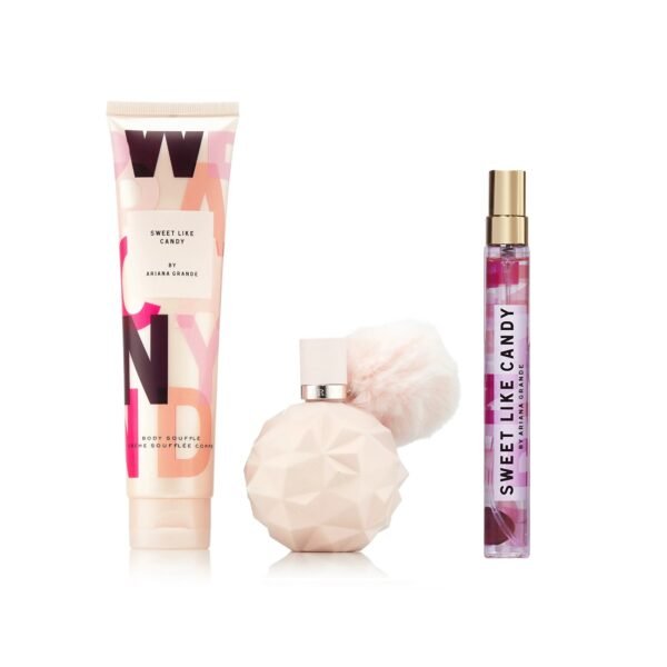Sweet Like Candy by Ariana Grande, 3 Piece Gift Set for Women with 1.7 oz Eau De Parfum Spray