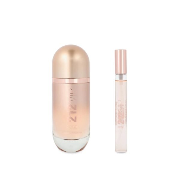 bwcaro21s.jpg 212 Vip Rose by Carolina Herrera, 2 Piece Gift Set for Women with .34 oz Eau De Parfum Spray