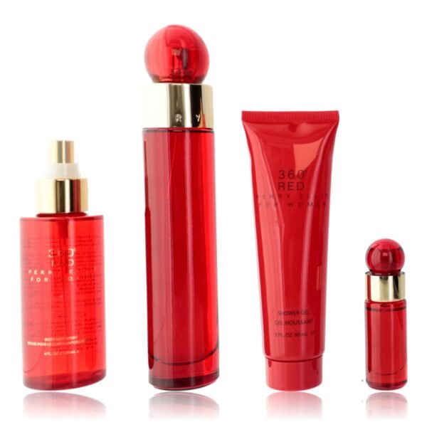 bx36034s1.jpg Perry Ellis 360 Red by Perry Ellis, 4 Piece Gift Set for Women