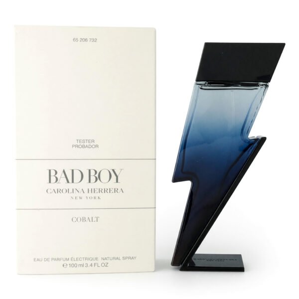 bxbadb34.jpg Bad Boy Cobalt by Carolina Herrera, 3.4 oz EDP Spray for Men TESTER