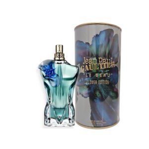 bxjean42s1.jpg Le Beau Flower Edition by Jean Paul Gaultier, 4.2 oz Eau De Parfum Spray for Men