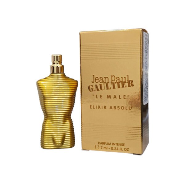 bxjean7.jpg Le Male Elixir Absolu by Jean Paul Gaultier, 0.24 oz Eau De Parfum Intense Mini for Men